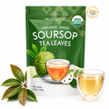 Organic Dried Soursop Tea Leaves | 1.76 oz (100+ Cups) | Smooth tea for detox